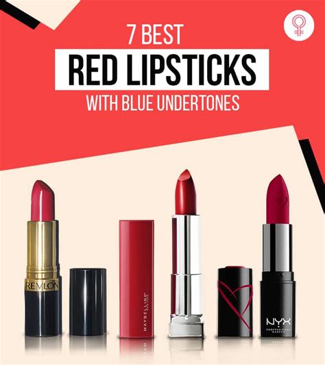 best red lipstick with blue undertones.